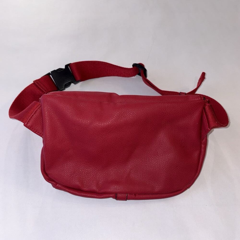 Vintage Red Tommy Hilfiger faux leather fanny pack belt bag - Picture 3 of 10